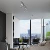 Plafonnier Acier Chrome GU10 3 Ring