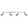 Plafonnier Acier Chrome GU10 4 Ring Line