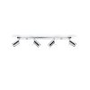 Plafonnier Acier Chrome GU10 4 Ring Line