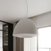 Suspension Tissu Blanc E27 3 Bella
