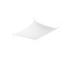 Plafonnier Tissu Blanc G13 1 Luna