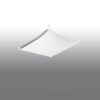 Plafonnier Tissu Blanc G13 1 Luna