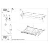 Plafonnier Tissu Blanc G13 1 Luna