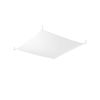 Plafonnier Tissu Blanc G13 2 Luna