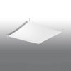Plafonnier Tissu Blanc G13 4 Luna