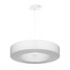 Suspension Tissu Blanc E27 5 Saturno