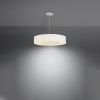 Suspension Tissu Blanc E27 5 Saturno