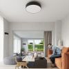 Plafonnier Tissu Noir E27 5 Skala 50