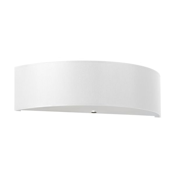 Applique Tissu Blanc E27 2 Skala