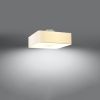 Plafonnier Tissu Blanc E27 5 Lokko