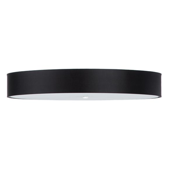 Plafonnier Tissu Noir E27 6 Skala