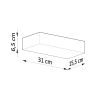 Applique Céramique Blanc G9 2 Taugan