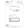 Applique Céramique Blanc E27 1 Subani