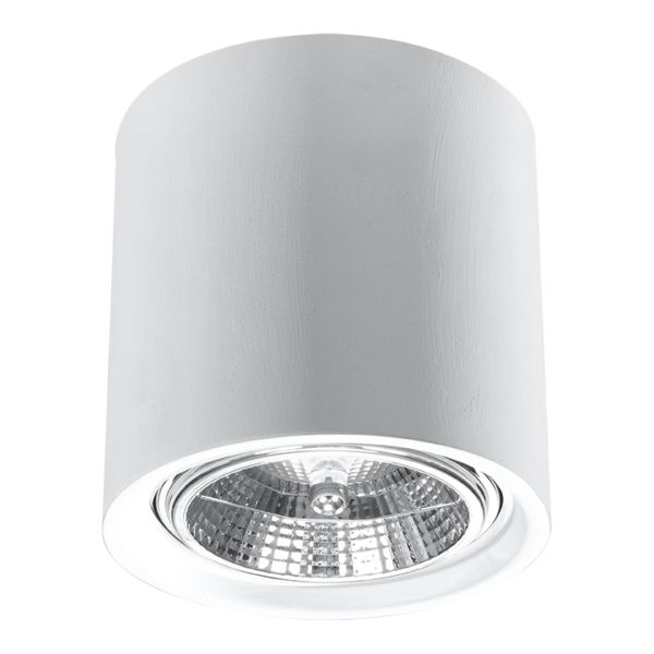 Plafonnier Céramique Blanc GU10/ES111 1 Kalu
