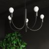 Suspension Acier Noir E27 5 Piccolo