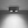 Plafonnier Béton Gris GU10/ES111 2 Basic