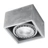 Plafonnier Béton Gris GU10/ES111 1 Quatro
