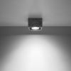 Plafonnier Béton Gris GU10/ES111 1 Quatro