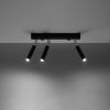 Plafonnier Aluminium Noir G9 3 Eyetech