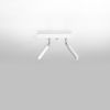 Plafonnier Aluminium Blanc G9 2 Eyetech
