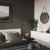 Applique Acier Noir G9 1 Axil