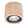 Plafonnier Bois Bois Naturel GU10 1 Basic