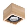 Plafonnier Bois Bois Naturel GU10 1 Quatro