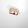 Plafonnier Bois Bois Naturel GU10/ES111 2 Quatro