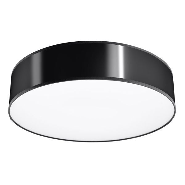 Plafonnier PVC Noir E27 4 Arena