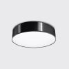 Plafonnier PVC Noir E27 4 Arena