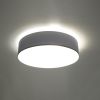 Plafonnier PVC Gris E27 4 Arena