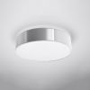 Plafonnier PVC Gris E27 4 Arena