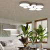 Plafonnier PVC Gris E27 4 Arena