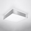 Plafonnier PVC Gris E27 4 Horus