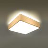 Plafonnier PVC Blanc E27 4 Horus
