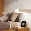 Plafonnier PVC Blanc E27 4 Horus