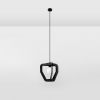Suspension Acier Noir E27 1 Tres