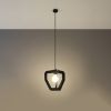 Suspension Acier Noir E27 1 Tres