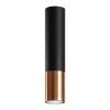 Plafonnier Acier Noir/Cuivre GU10 1 Loopez