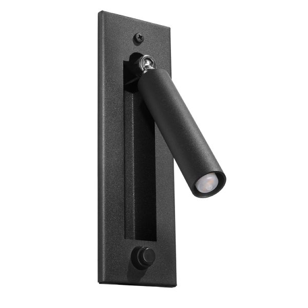 Applique Acier Noir G9 1 Enif