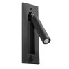 Applique Acier Noir G9 1 Enif
