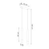 Suspension Acier Noir G9 2 Wezyr