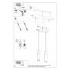 Suspension Béton Gris/Bois Naturel GU10 2 Zane