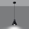Suspension Acier Noir E27 1 Taleja