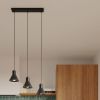 Suspension Acier Noir E27 1 Taleja