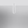 Plafonnier Acier Blanc GU10 1 Lagos 40