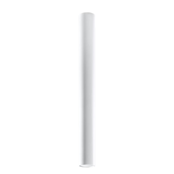 Plafonnier Acier Blanc GU10 1 Lagos 60