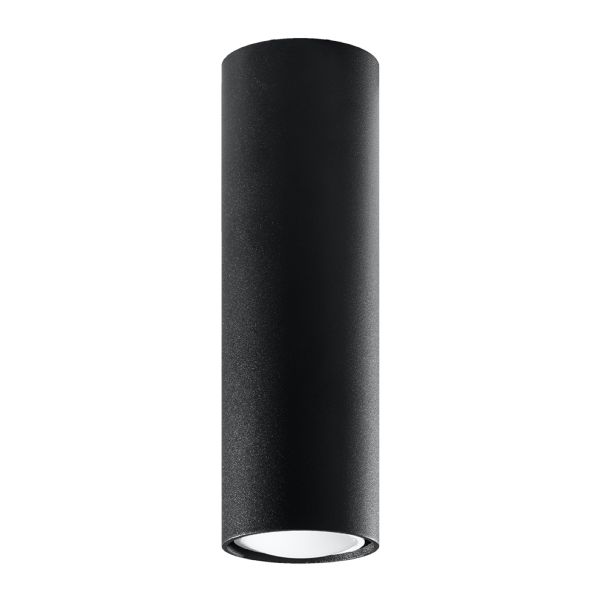 Plafonnier Acier Noir GU10 1 Lagos 20