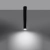 Plafonnier Acier Noir GU10 1 Lagos 40
