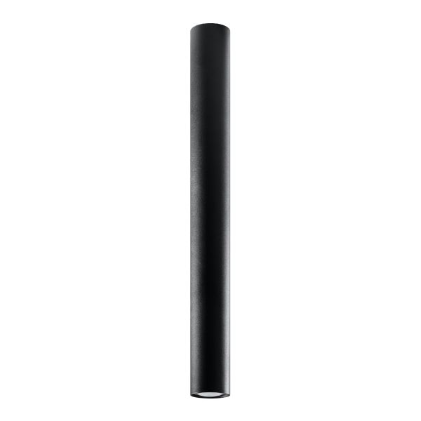 Plafonnier Acier Noir GU10 1 Lagos 60